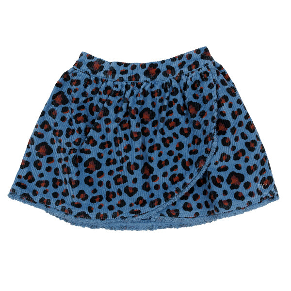 Piupiuchick Animal print blue skirt