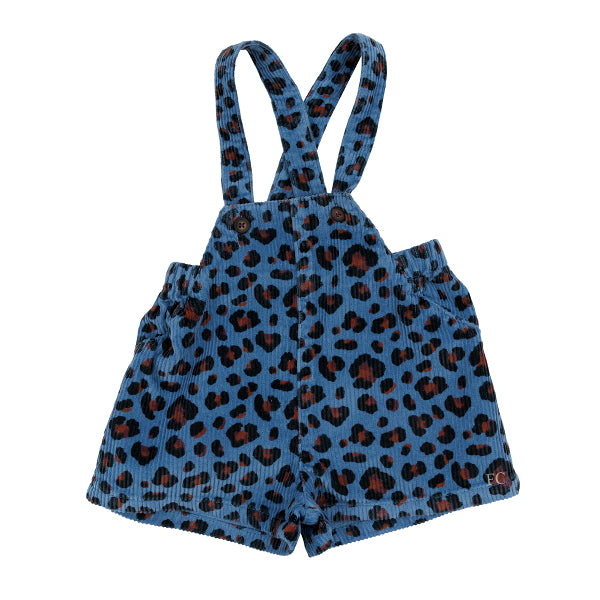 Piupiuchick Animal print blue strap shorts