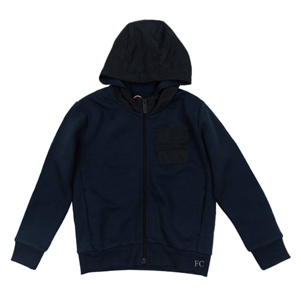 Colmar Nylon insert navy zip up