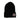 Colmar Stitch ribbed black beanie