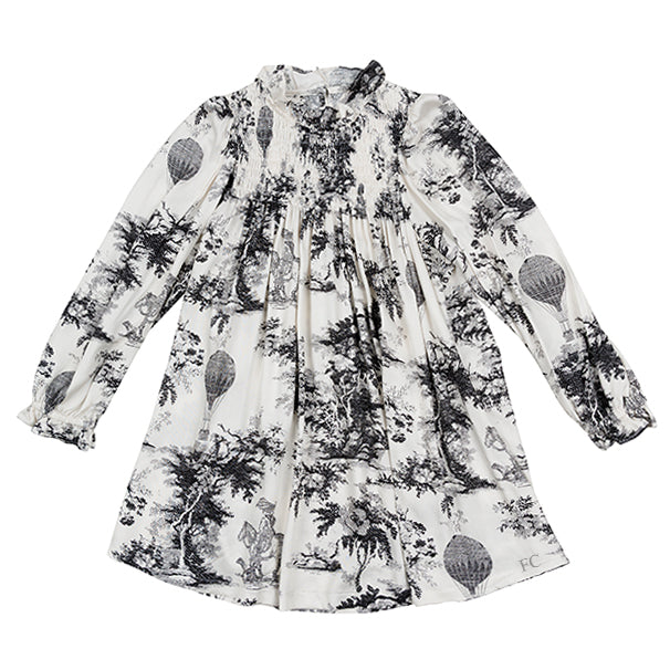 Piccola Ludo Toile printed dress