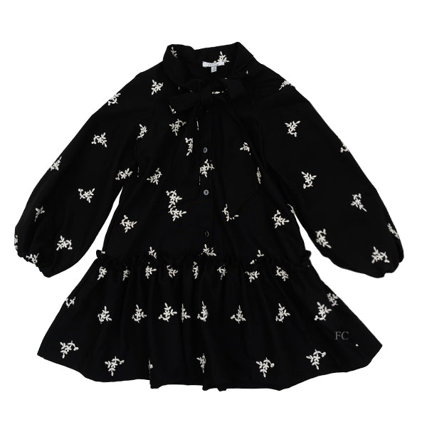 Piccola Ludo Bow neck dress