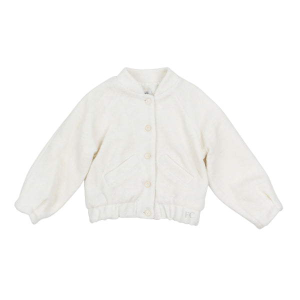 Piccola Ludo Fur white jacket