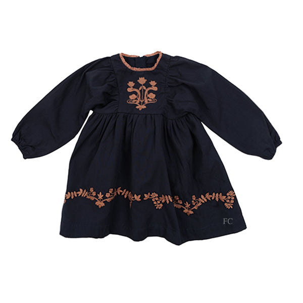 C'era Una Volta Kana navy blue dress