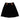 Be For All Black corduroy skirt