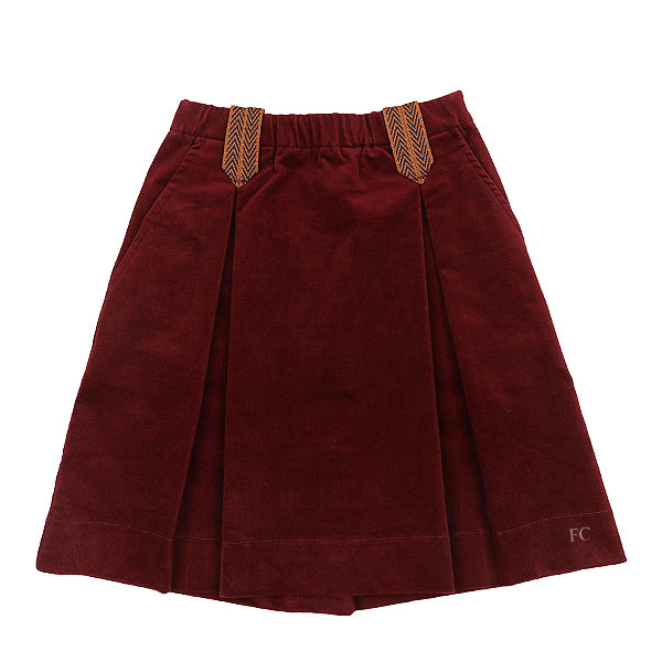 Be For All Burgundy corduroy skirt