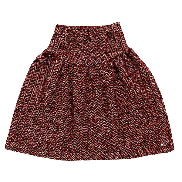 Be For All Chevron burgundy skirt