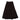 Laurent Hem Detail Pleated Skirt