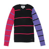 Stripe colored sleeves sweater by Autumn Cashmere
