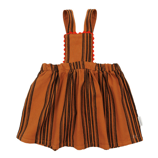Piupiuchick Brown with black stripes dress