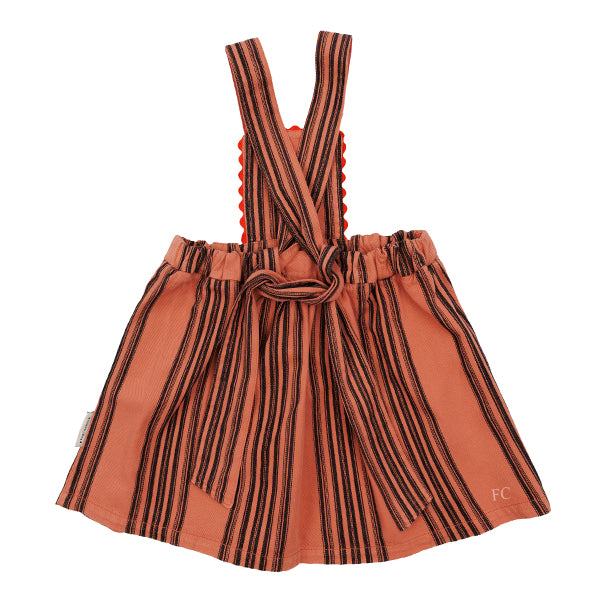 Piupiuchick Pink with black stripes dress