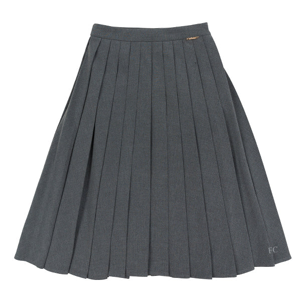 Twinset Grey Long Pleated Skirt
