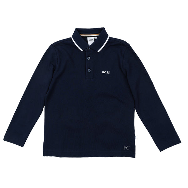 Boss Solid navy polo