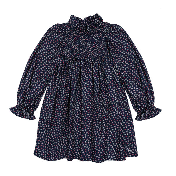 Piccola Ludo Smock ruffle dress