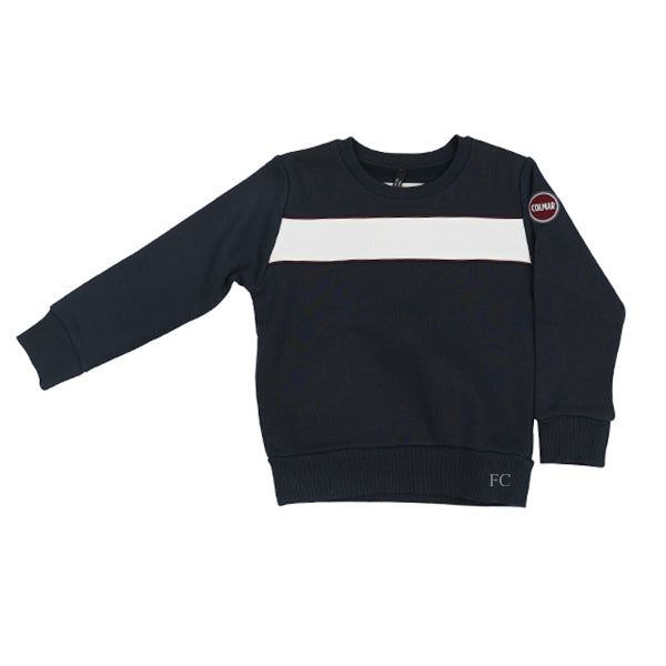 Colmar Stripe chest navy sweatshirt - Flying Colors