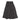 Laurent Houndstooth Wool A-Line Skirt