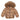 Colmar bronze down fur hooded baby coat - Flying Colors