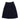 Max & Co Wide pleat dark denim skirt