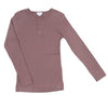 Mauve henley top by Jamie Kay
