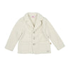 Button down cream blazer jacket by IL GUFO