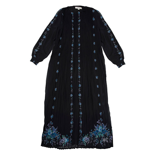 Laurent Chiffon floral print dress