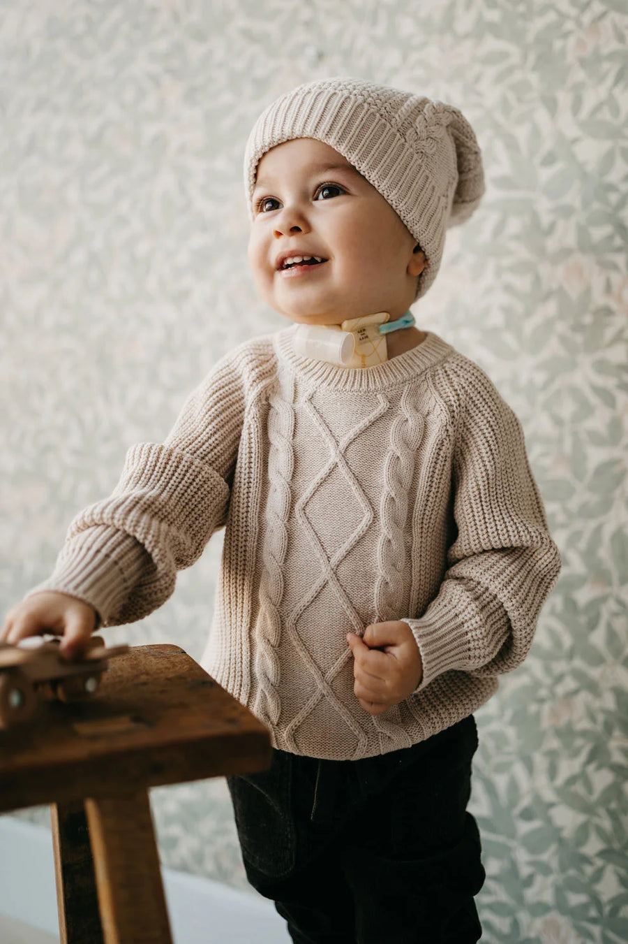 Isaac knitted sweater by Jamie Kay