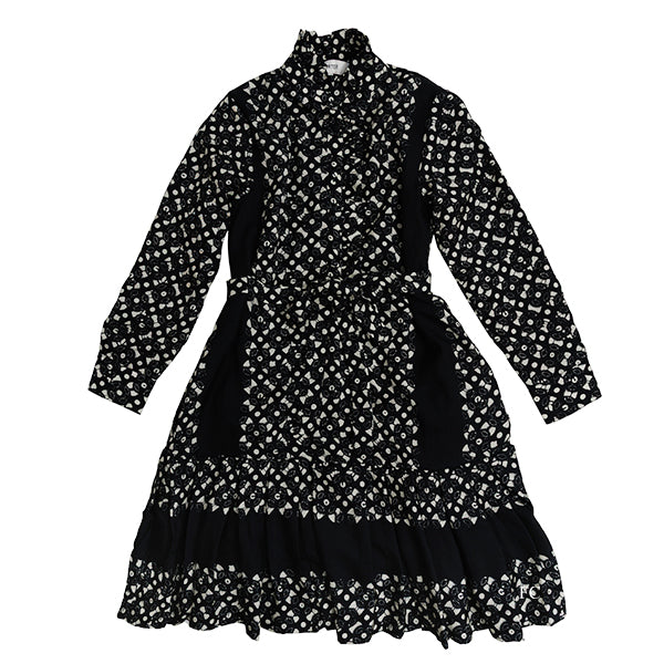 Porter Printed lower pleated dress