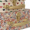 Coeur heart/floral suitcase by Konges Slojd