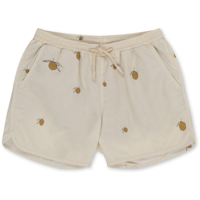 Asnou lemon swim shorts by Konges Slojd