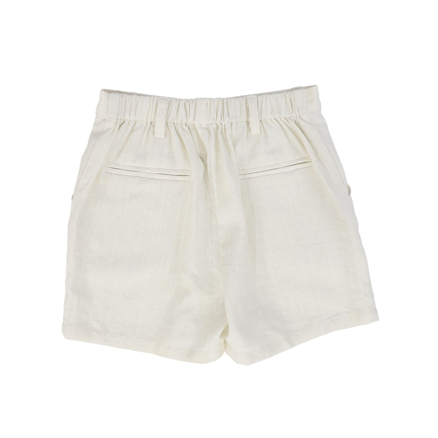 Solid ivory shorts by Bamboo