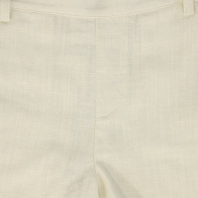 Solid ivory shorts by Bamboo