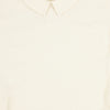 Linen ivory collar top by Bamboo