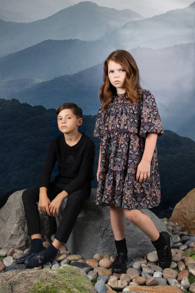 Chiffon floral printed dress by Noma