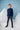 Noma Textured blue crew neck knit