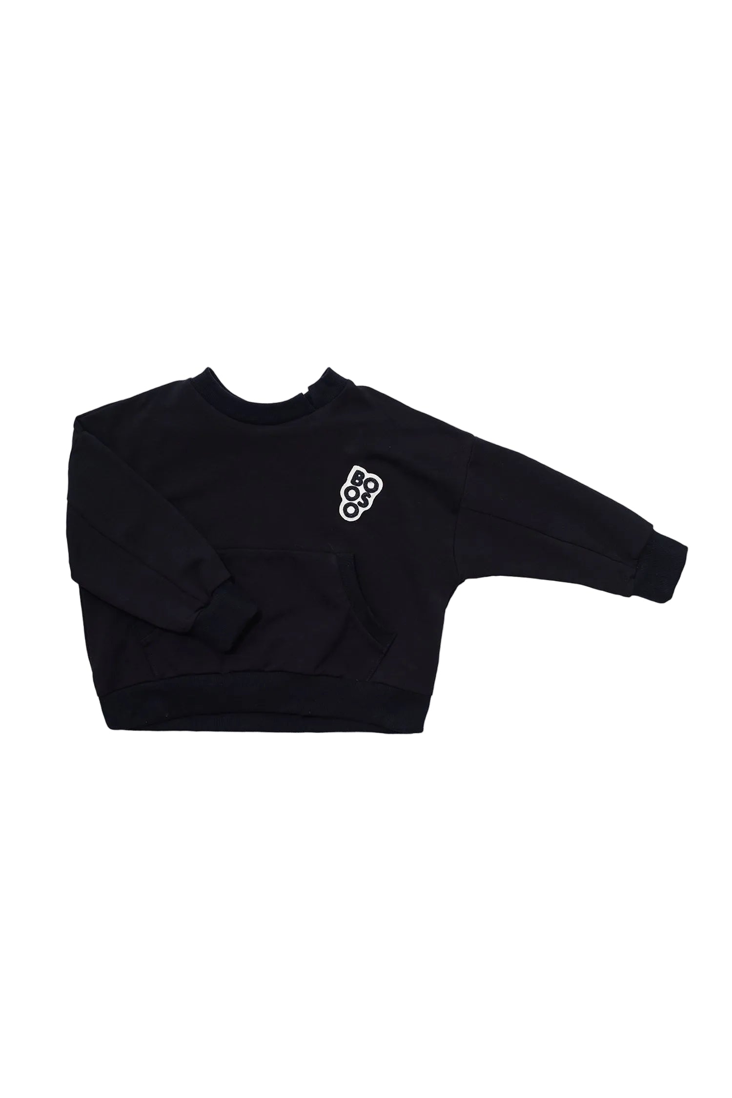 Booso Black pocket sweatshirt