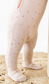 Cluster flower pink footie by Ely's & Co