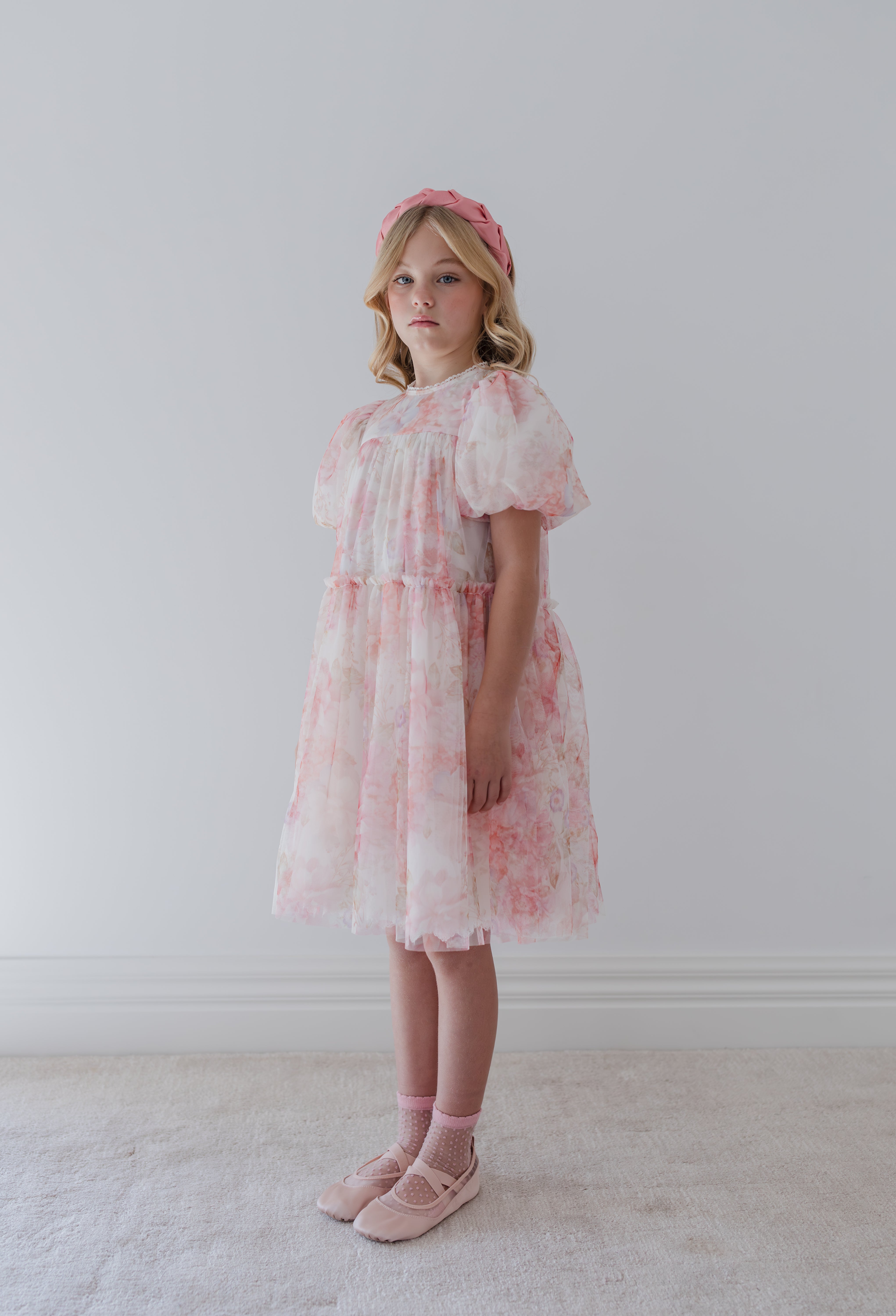 Petite Amalie Delicate bouquet tulle dress Flying Colors Petite Amalie Delicate bouquet tulle dress Flying Colors