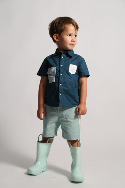 Rafael multi snap cove shirt by Tia Cibani