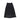 Valentina Jewel wool black midi skirt