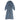 Valentina Neck tie waisted blue dress