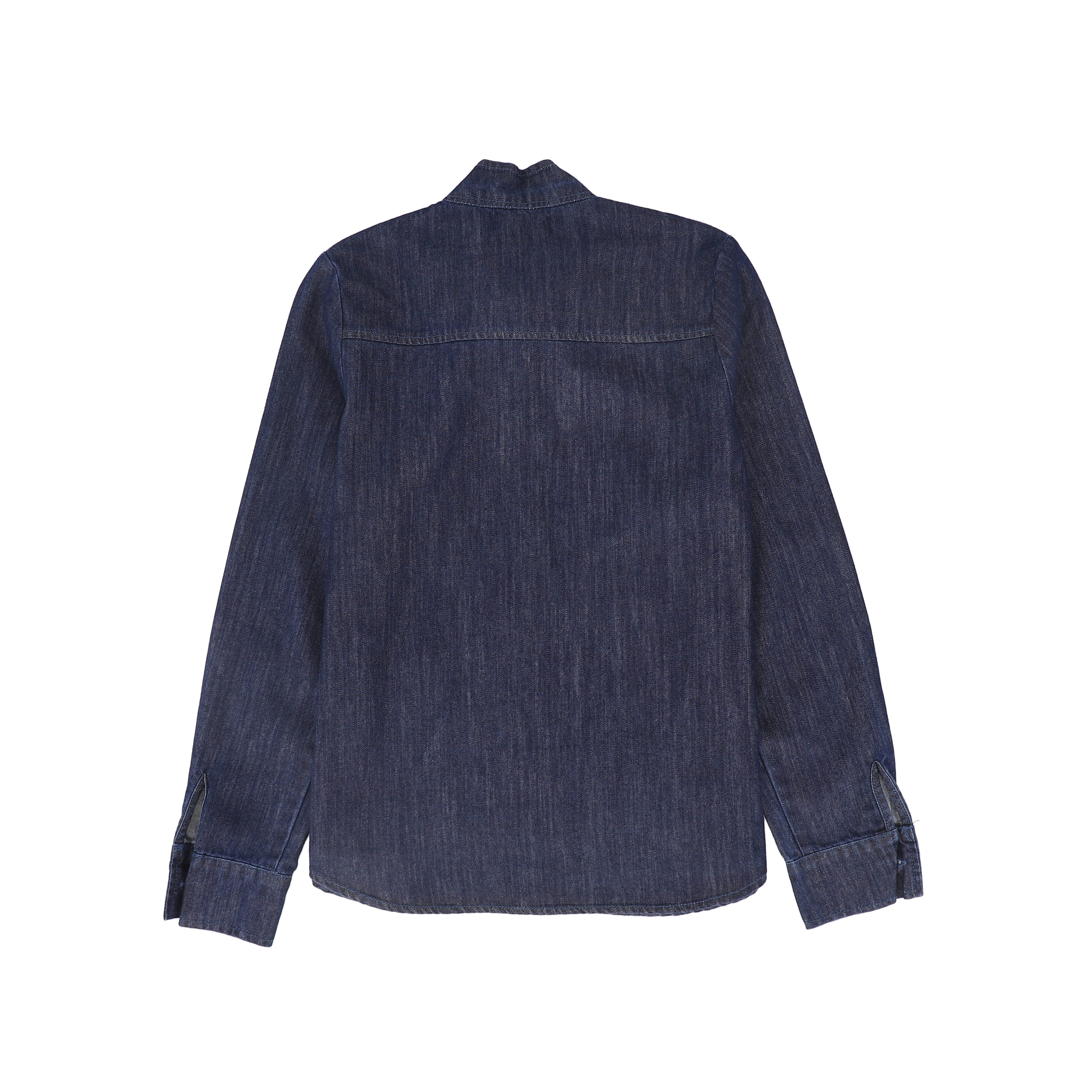 Valentina Tie neck chambray blouse