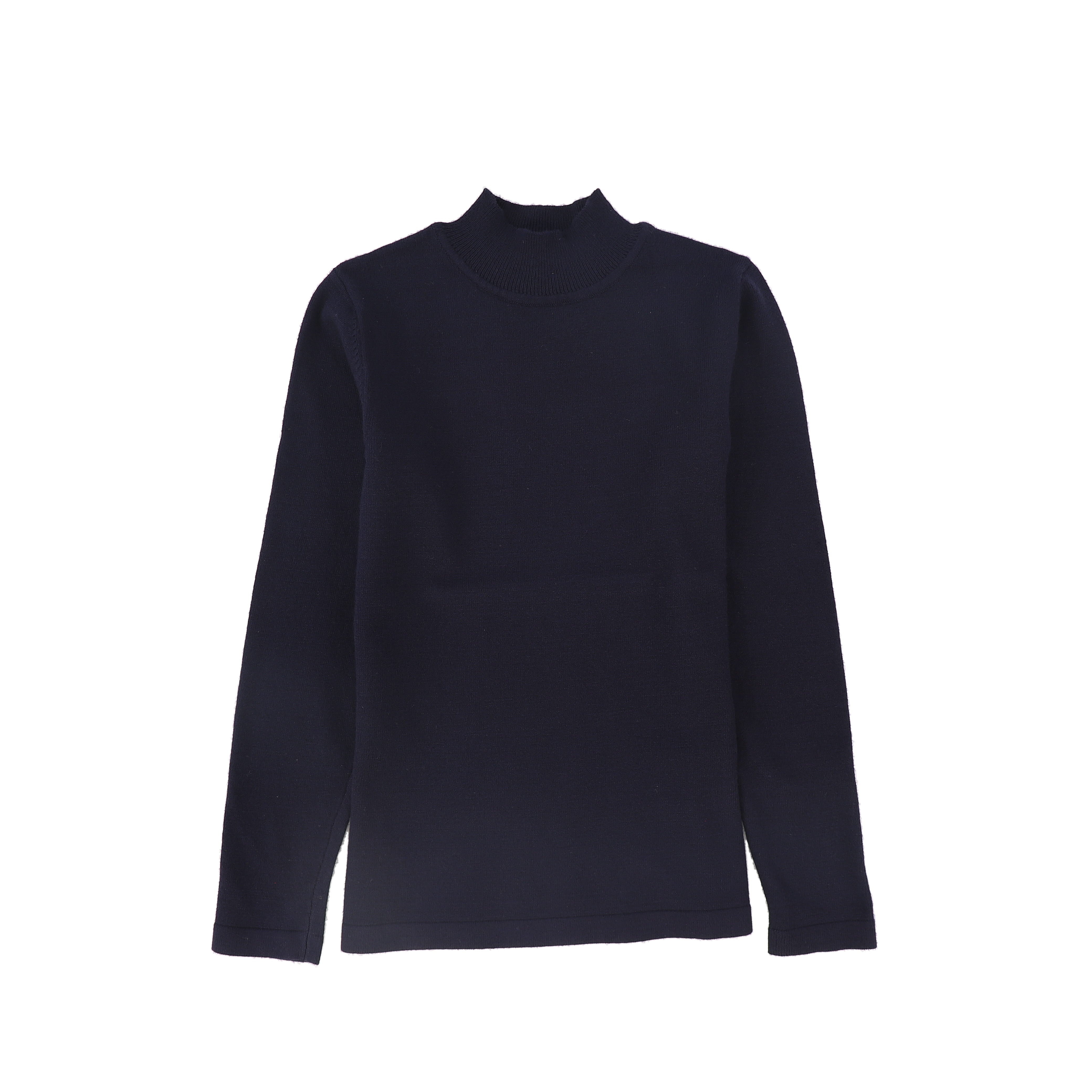 Le Bourdon Fitted navy turtleneck
