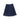 Valentina Pleated denim skirt