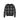 Bamboo Plaid knit collar charcoal sweater