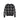 Bamboo Plaid knit collar charcoal sweater