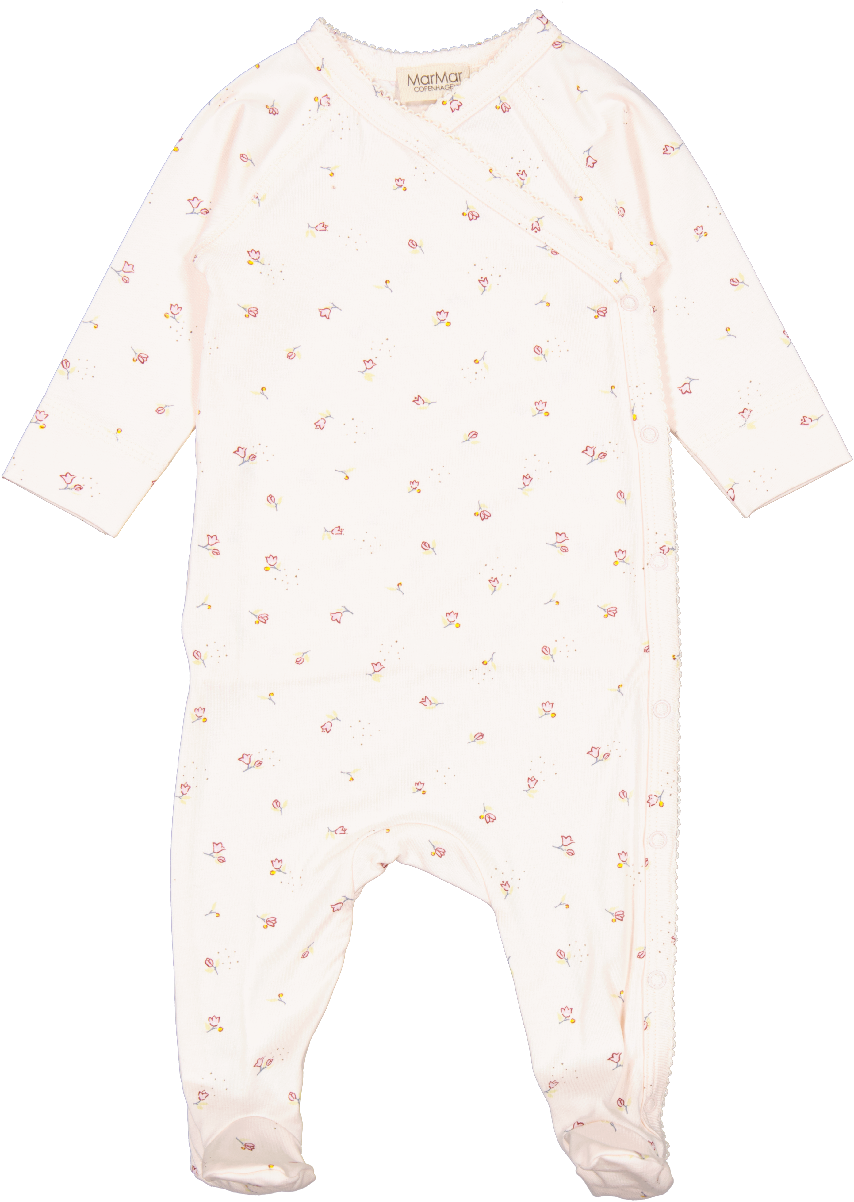 Tulips bloom footie + hat by Marmar