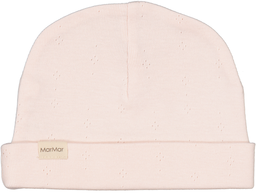 Pink dahlia footie + hat by Marmar