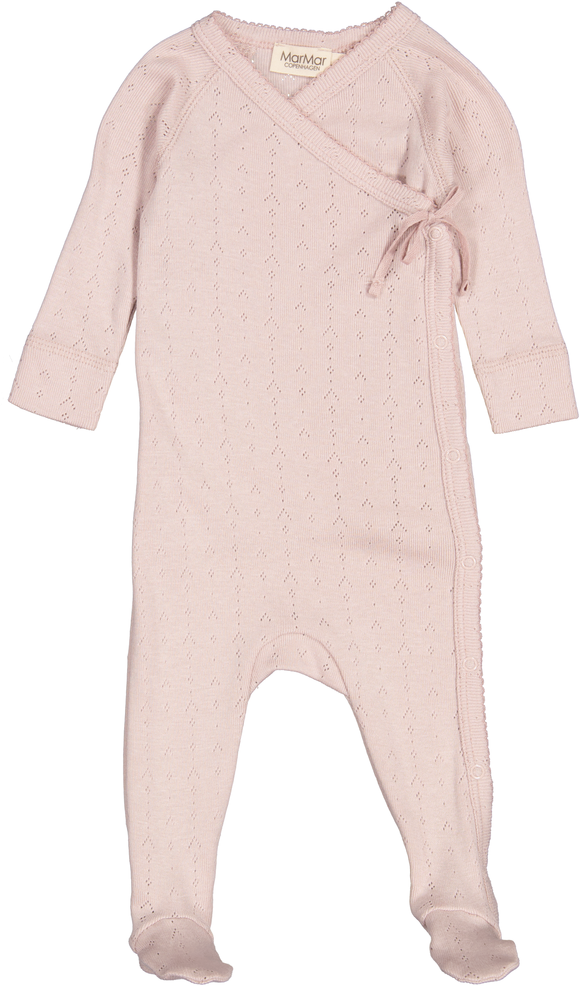 Faded rose footie + beanie by Marmar