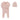 Cluster flower pink footie by Ely's & Co
