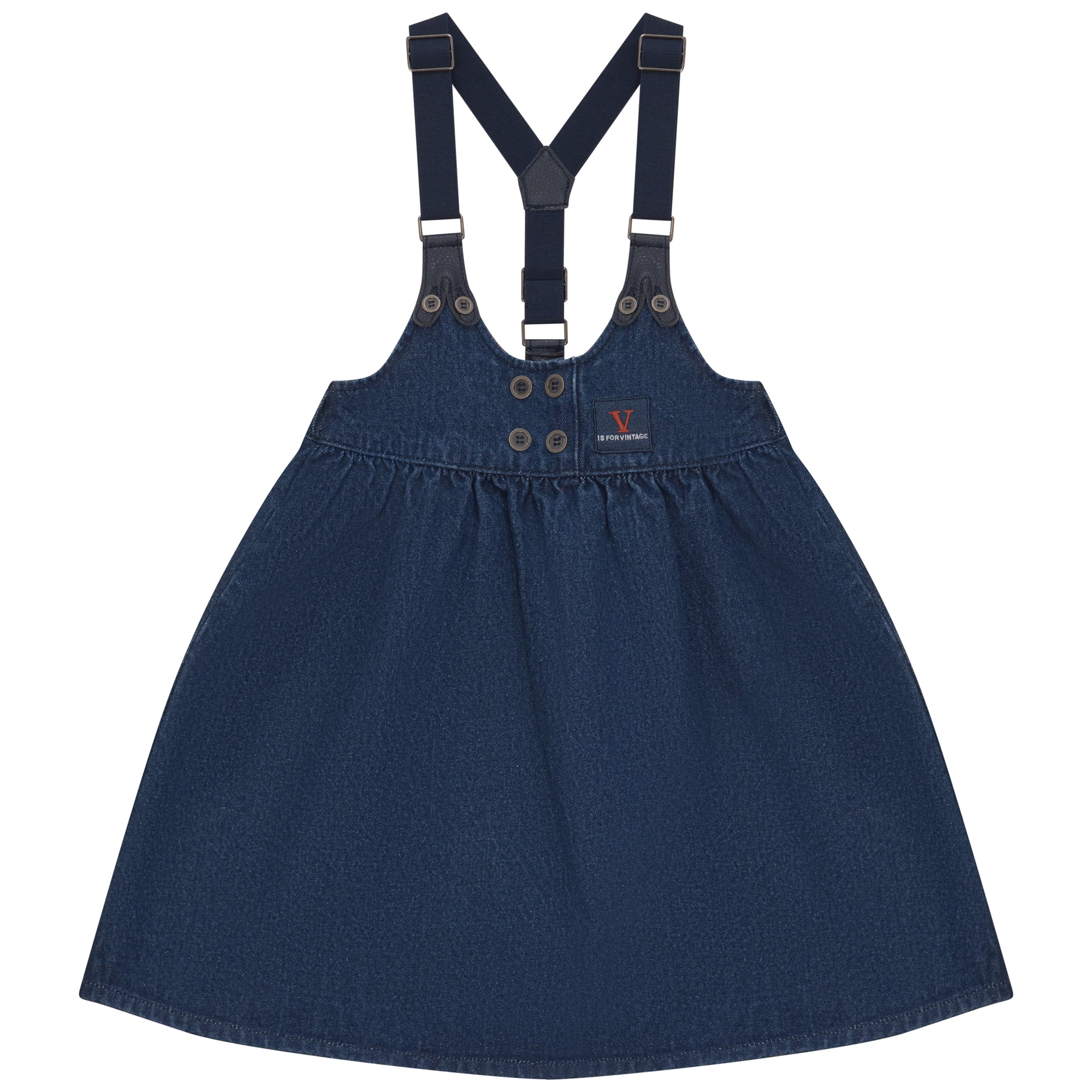 Calla Lili Juniper rae denim suspender dress